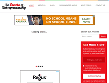 Tablet Screenshot of entrepreneurshipsecret.com